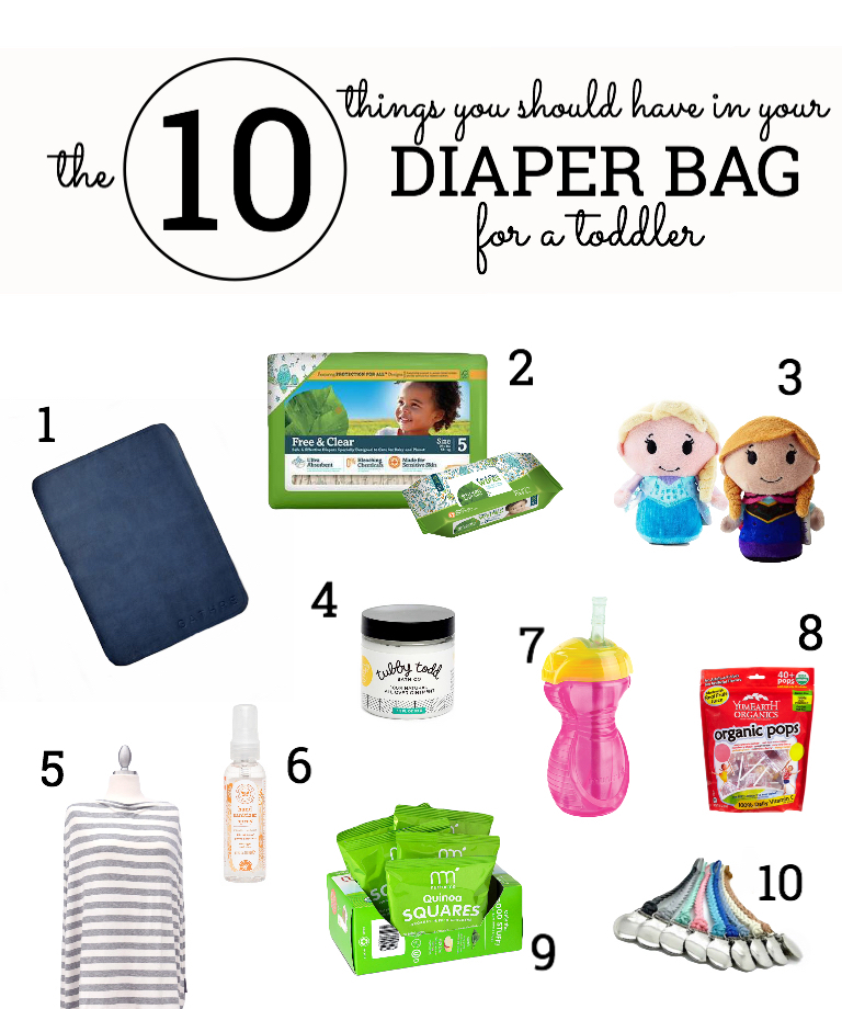 10 Things You Should Have in Your Diaper Bag for a Toddler | mrs seacannon